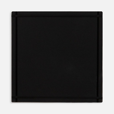 Лейбл из ПВХ Dzeta, L, черный (Чёрный)