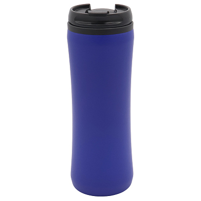 Термокружка Miora софт-тач, синий