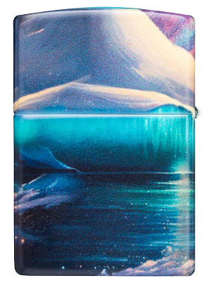 Зажигалка ZIPPO Penguin с покрытием Glow In The Dark Green, латунь/сталь, разноцветная, 38x13x57 мм