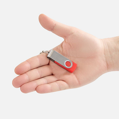 Флешка Twist, красная, 8 Гб