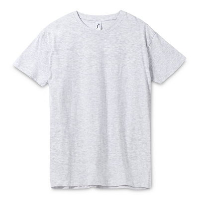 Футболка унисекс Regent 150, светло-серый меланж (Серый меланж)