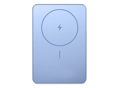 Внешний аккумулятор Xiaomi Super Slim Magnetic Power Bank, 5000 мАч (Синий)