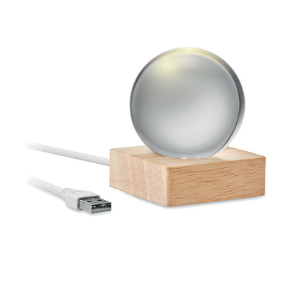 LED glass ball (Древесный)