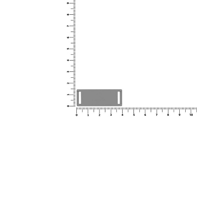 Лейбл из ПВХ Kova, серый
