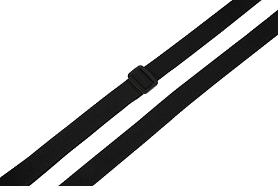 Сумка через плечо BUGATTI Blanc Delight, чёрная, нейлон RPET600D/тарпаулин/полиэстер, 16х4х23 см