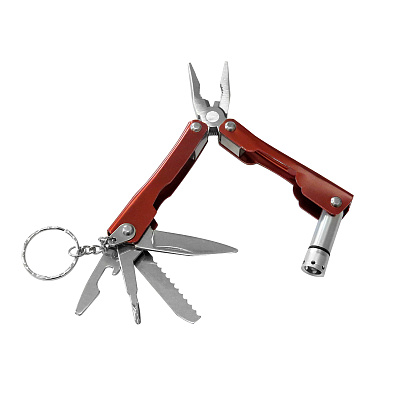 Мультитул с фонариком Шварцвальд -S (Красный)