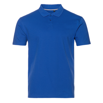 Рубашка поло унисекс хлопок 100%, 185, 04B (Синий)