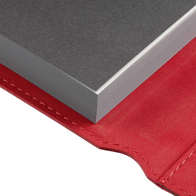 Ежедневник Grace на заказ, недатированный, красный