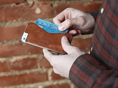 Кошелек-накладка на iPhone 5/5s и SE