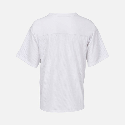 Футболка унисекс Nino с V-образным вырезом, белая