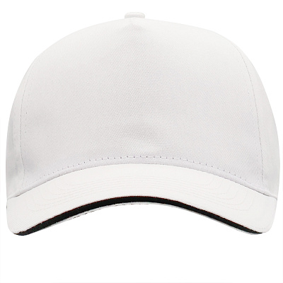 Бейсболка 5-панельная ERIS, Белый (Белый)