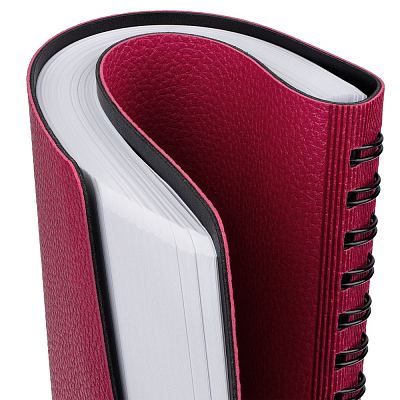 Ежедневник Strep Front на заказ, недатированный, малиновый