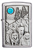 Зажигалка ZIPPO Wolf Design с покрытием Brushed Chrome, латунь/сталь, серебристая, 38x13x57 мм - Фото 2