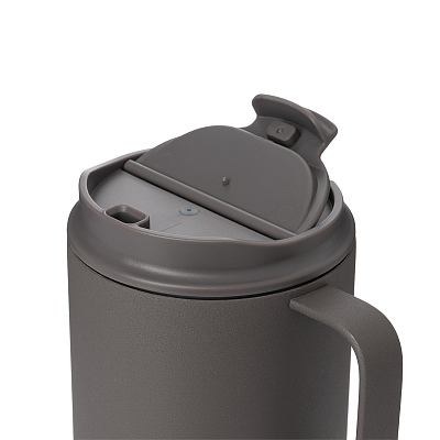 Термокружка вакуумная Aventura, серая