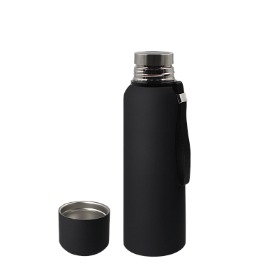 Термос Travel софт-тач 750мл (черный)