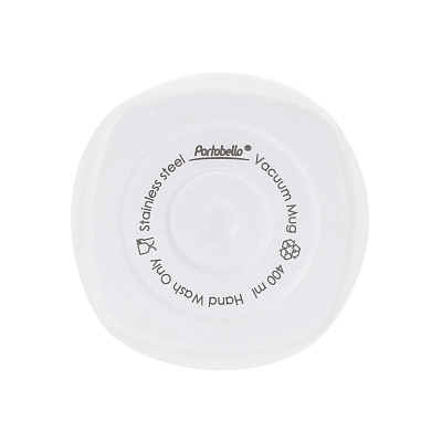 Термокружка вакуумная Viva, белая