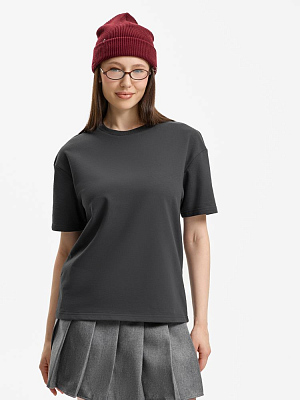 Футболка унисекс Durington, темно-серая (графит)