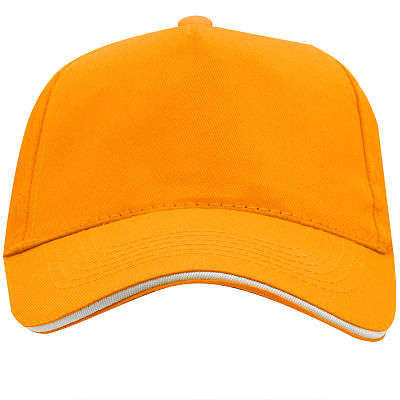 Бейсболка 5-панельная ERIS, Оранжевый (Оранжевый)