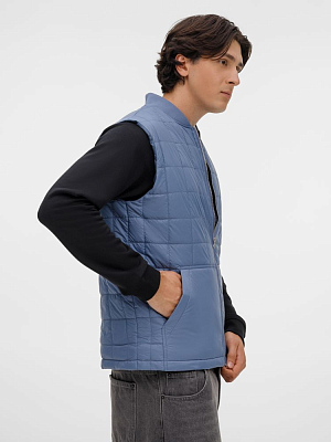 Жилет унисекс Warmbridge, синий (джинс)
