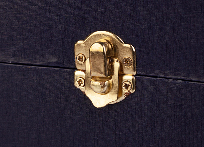 Подставка с часами "Нефтяная качалка", золотистый