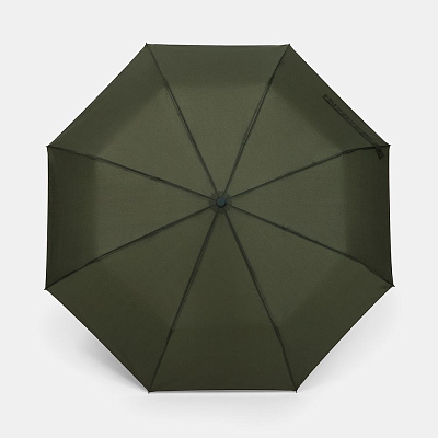 Зонт складной Cloudex, зеленый (хаки)