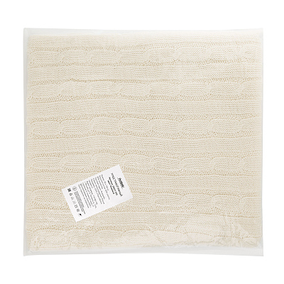 Плед Fado вязаный, бежевый (без подарочной коробки)