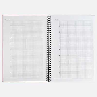 Ежедневник Notera Maxi, недатированный, красный