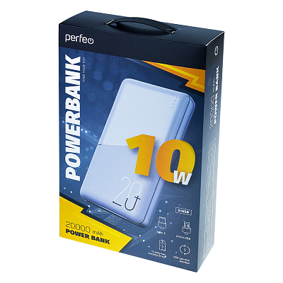 ПЗУ Perfeo Powerbank 20000, черный