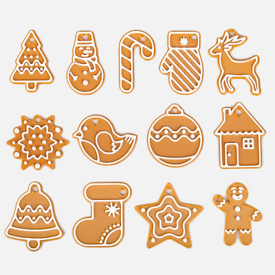 Мини-подвеска «Пряник», 3D-печать на заказ, колокольчик