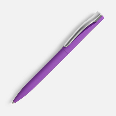 Ручка шариковая Pin Soft Touch, фиолетовая (Фиолетовый)