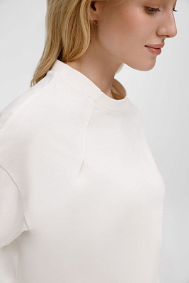 Футболка оверсайз унисекс Sinkopa, молочно-белая