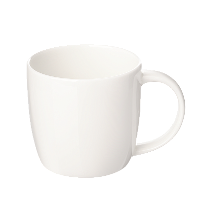Кружка фарфоровая Дафна (Dafna) (Белый)