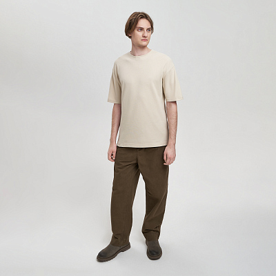 Футболка унисекс премиум Аура (Aura), бежевый