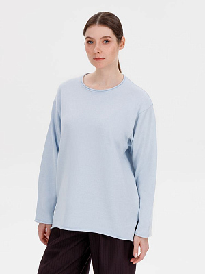 Лонгслив унисекс Siluetti Fuori, светло-голубой