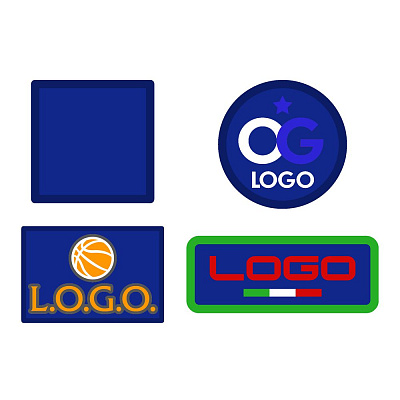 Шеврон из габардина Gabo S  (Синий)