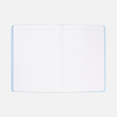 Ежедневник Flexpen Shall, недатированный, голубой