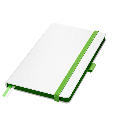 Ежедневник Arctic недатированный, белый/синий (Белый, серый, бежевый, зеленый)