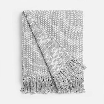 Плед Saltoro, светло-серый