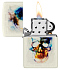 Зажигалка ZIPPO Skull Design с покрытием Glow In The Dark Green, латунь/сталь, белая, 38x13x57 мм - Фото 3
