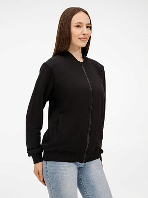 Бомбер унисекс Townie, черный