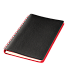 Ежедневник Vista недатированный, черный/красный - Фото 2
