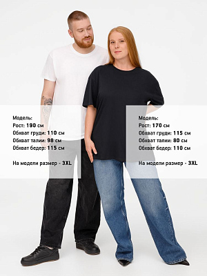 Футболка унисекс Regent 150, темно-синяя (navy)