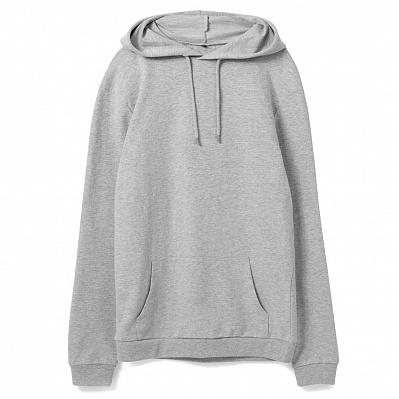 Толстовка с капюшоном унисекс Hoodie  (Серый меланж)