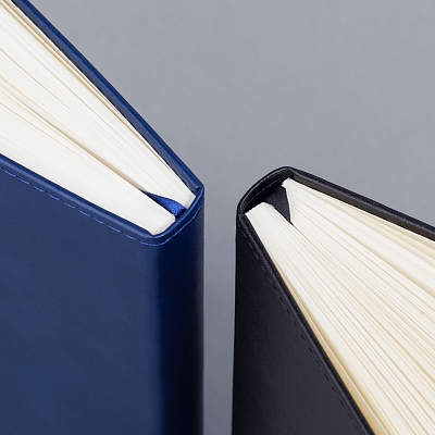 Ежедневник недатированный "Сицилия", формат А5, черный, черный