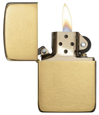 Зажигалка ZIPPO 1941 Replica™ с покрытием Brushed Brass, латунь/сталь, золотистая, 38x13x56 мм