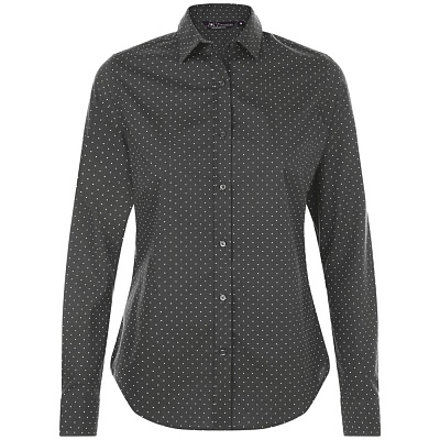 Рубашка женская Becker Women, белая с темно-синим (Серый)