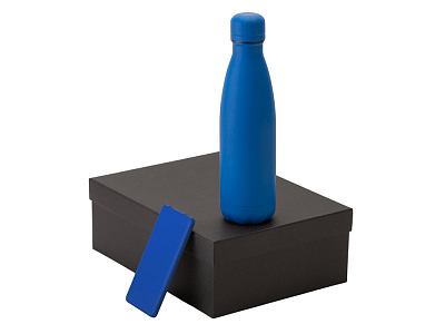 Подарочный набор COLOR IT с термобутылкой и повербанком (Синий)