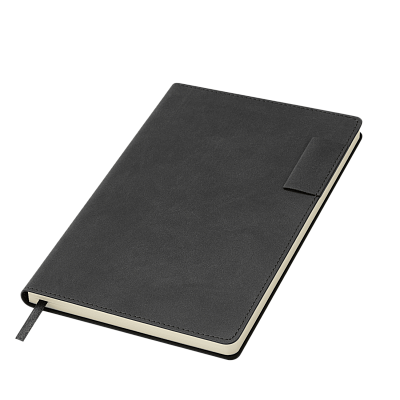 Ежедневник Теоло (Teolo) недатированный, черный (Черный, серый, бежевый)