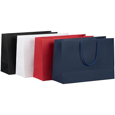 Пакет бумажный Ample Thin M, синий