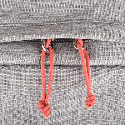 Рюкзак  "Beam", серый/желтый, 44х30х10 см, ткань верха: 100% полиамид, подкладка: 100% полиэстер